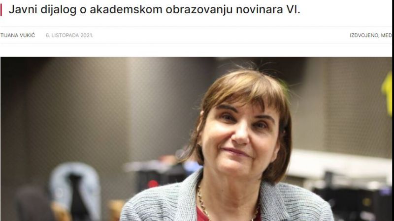 Journalist and full professor Tena...