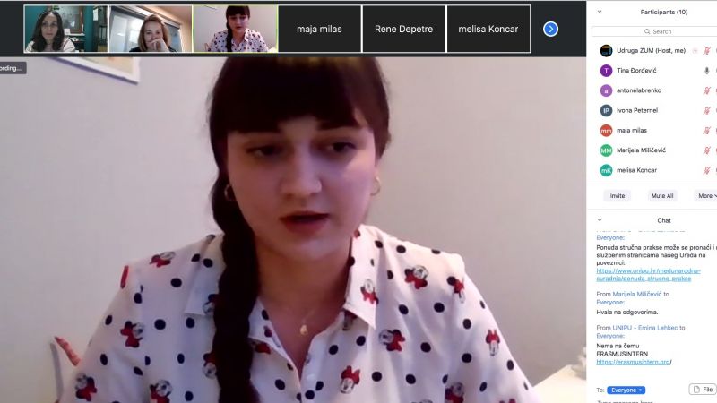 Iskustvo stručne prakse studentice...